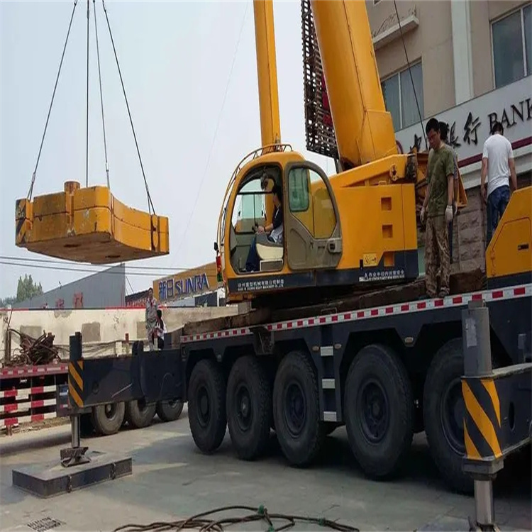 莆田荔城当地吊车出租|机器吊装|75吨|工厂搬迁服务